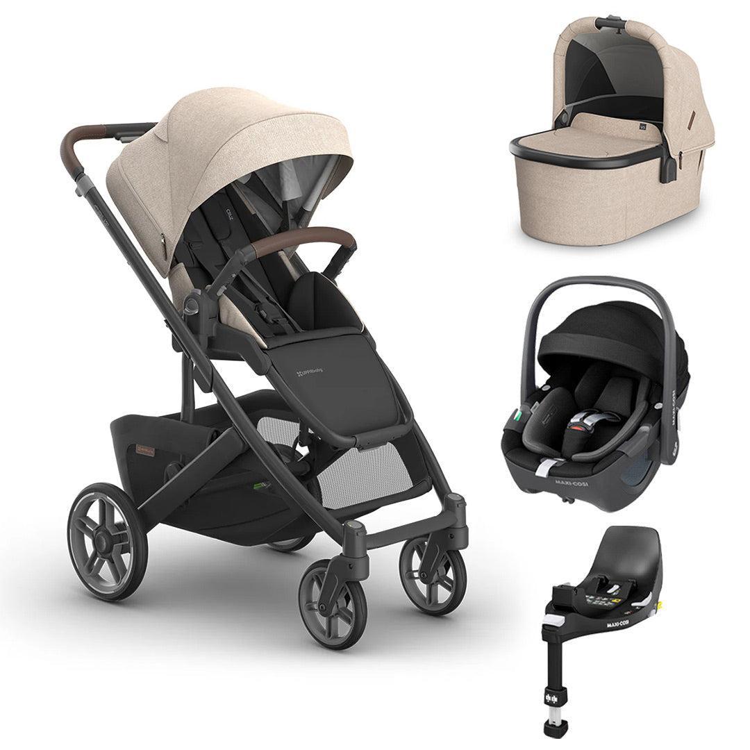 UPPAbaby CRUZ V3 + Pebble 360 Travel System-Travel Systems-Liam-With Bassinet | Natural Baby Shower