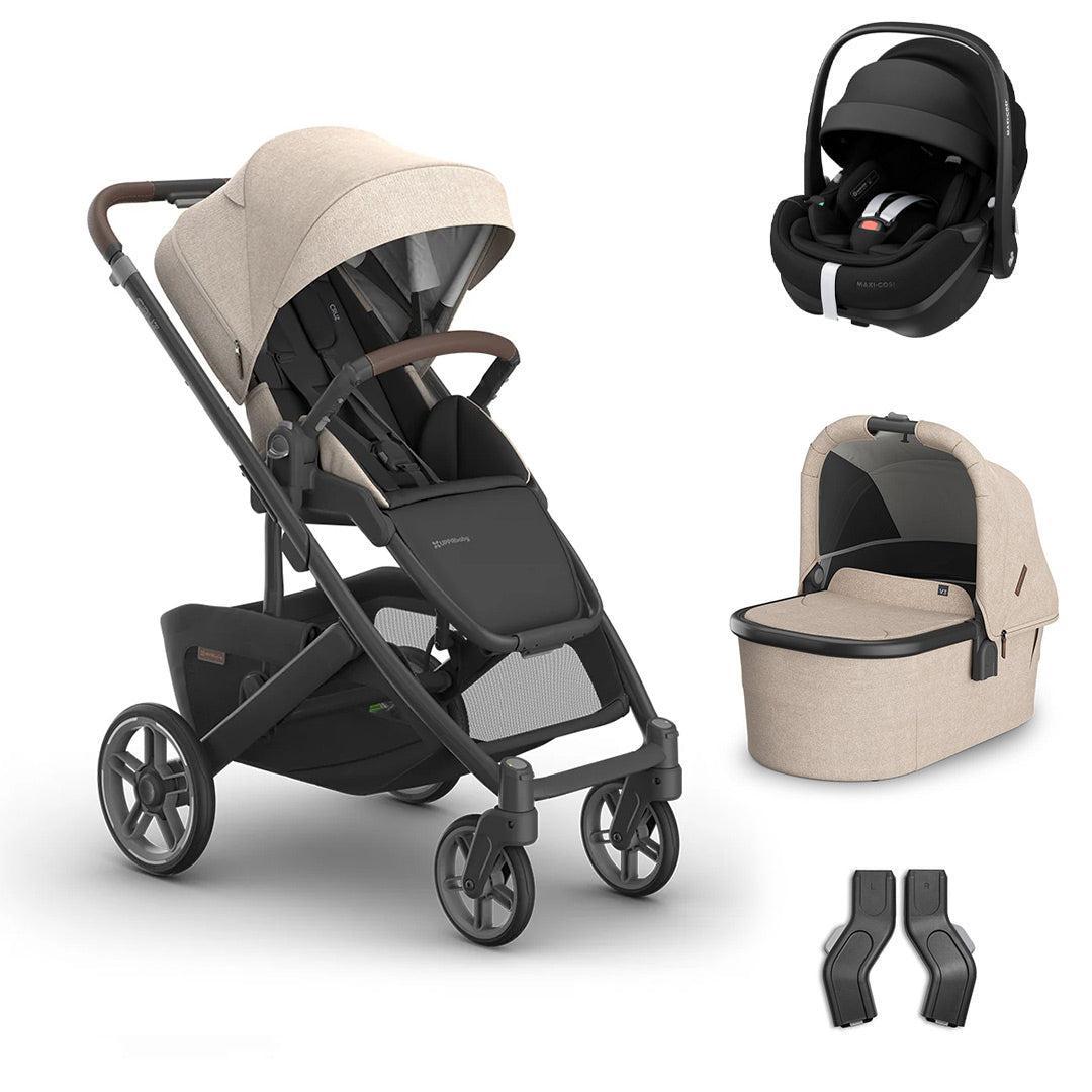 UPPAbaby CRUZ V3 + Pebble 360 Pro 2 Travel System-Travel Systems-Liam-With Bassinet | Natural Baby Shower