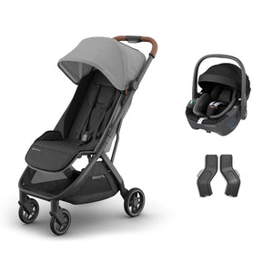 UPPAbaby MINU V3 Maxi-Cosi Travel System-Travel Systems-Greyson-Pebble 360 | Natural Baby Shower