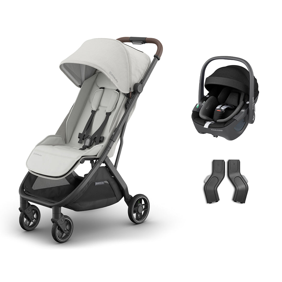 UPPAbaby MINU V3 Maxi-Cosi Travel System-Travel Systems-Savannah-Pebble 360 | Natural Baby Shower