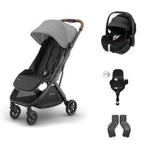 UPPAbaby MINU V3 Maxi-Cosi Travel System-Travel Systems-Greyson-Pebble 360 Pro 2 | Natural Baby Shower