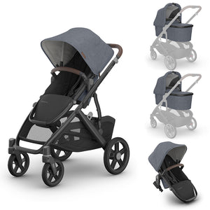 UPPAbaby Vista V3 Pushchair - Twin-Strollers-Jake- | Natural Baby Shower
