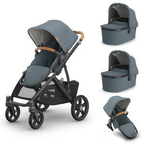 UPPAbaby Vista V3 Pushchair - Twin-Strollers-Jake- | Natural Baby Shower