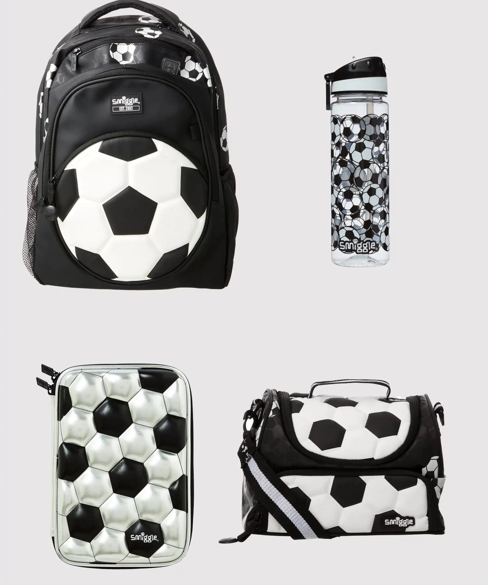 Smiggle - Goal 4lü Okul Çanta Seti-Dinossi