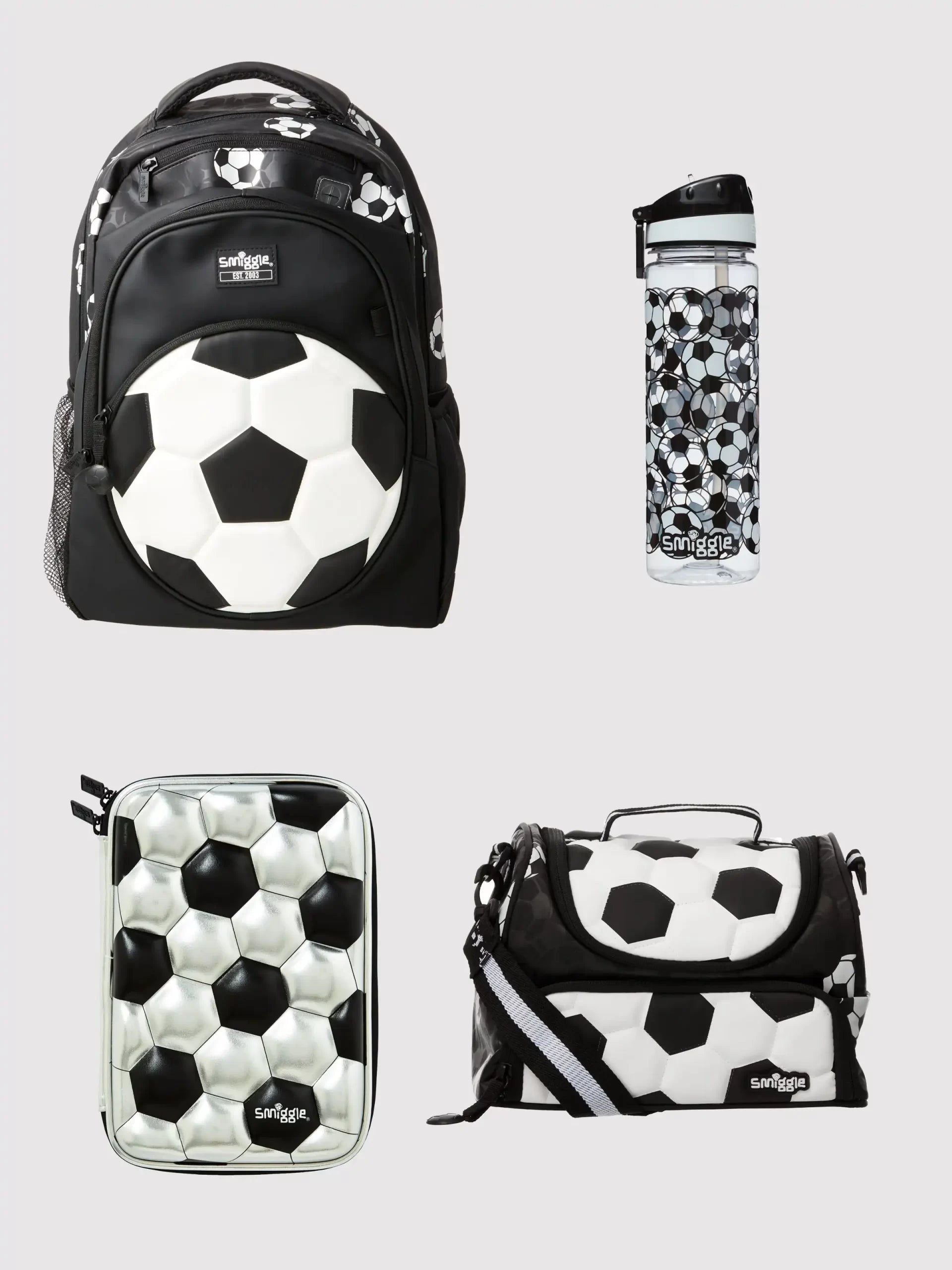 Smiggle - Goal 4lü Okul Çanta Seti-Dinossi