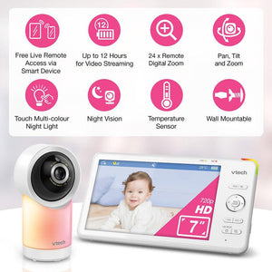 Vtech RM7766 HD 7in Wifi Monitor-Baby Monitors- | Natural Baby Shower
