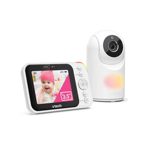 Vtech VM4263 3.5" Pan & Tilt Video Monitor - White-Baby Monitors-White- | Natural Baby Shower