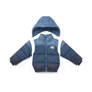 MORI Recycled Waterproof Padded 3-in-1 Coat - Navy Ombre-Coats-Navy Ombre-12-18m | Natural Baby Shower