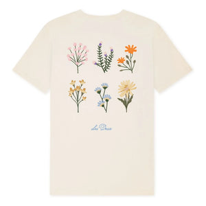 Les Deux - Wild Flower Pamuk Tişört | Beyaz