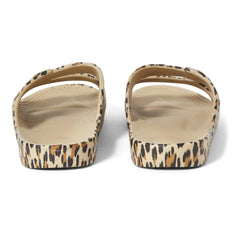 Freedom Moses - Leopar Desenli Sandaletler | Bej