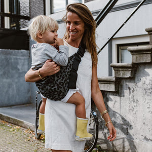 Wildride Toddler Carrier - Grey Leopard-Baby Carriers-Grey Leopard- | Natural Baby Shower