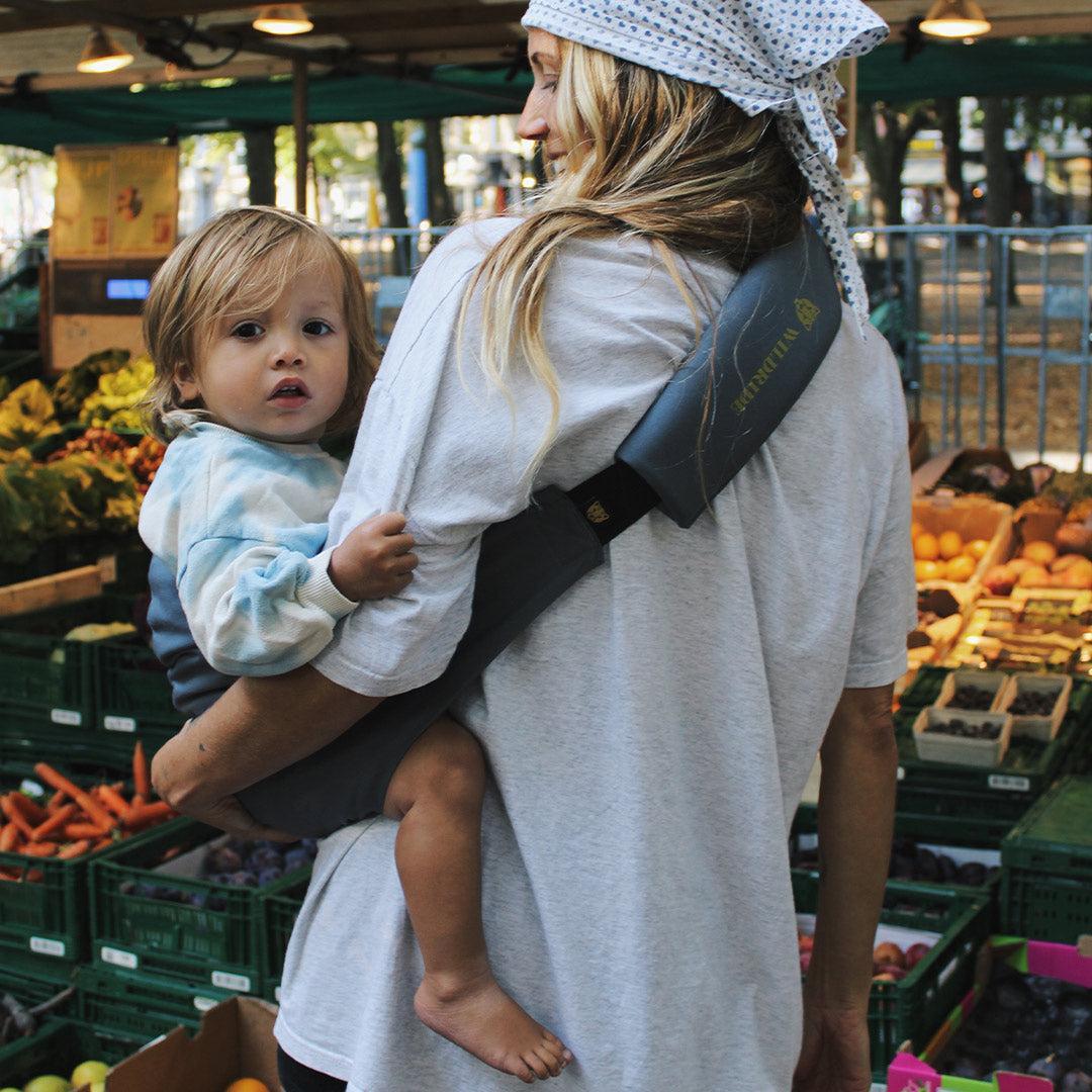 Wildride Toddler Carrier - Iron-Baby Carriers-Iron- | Natural Baby Shower