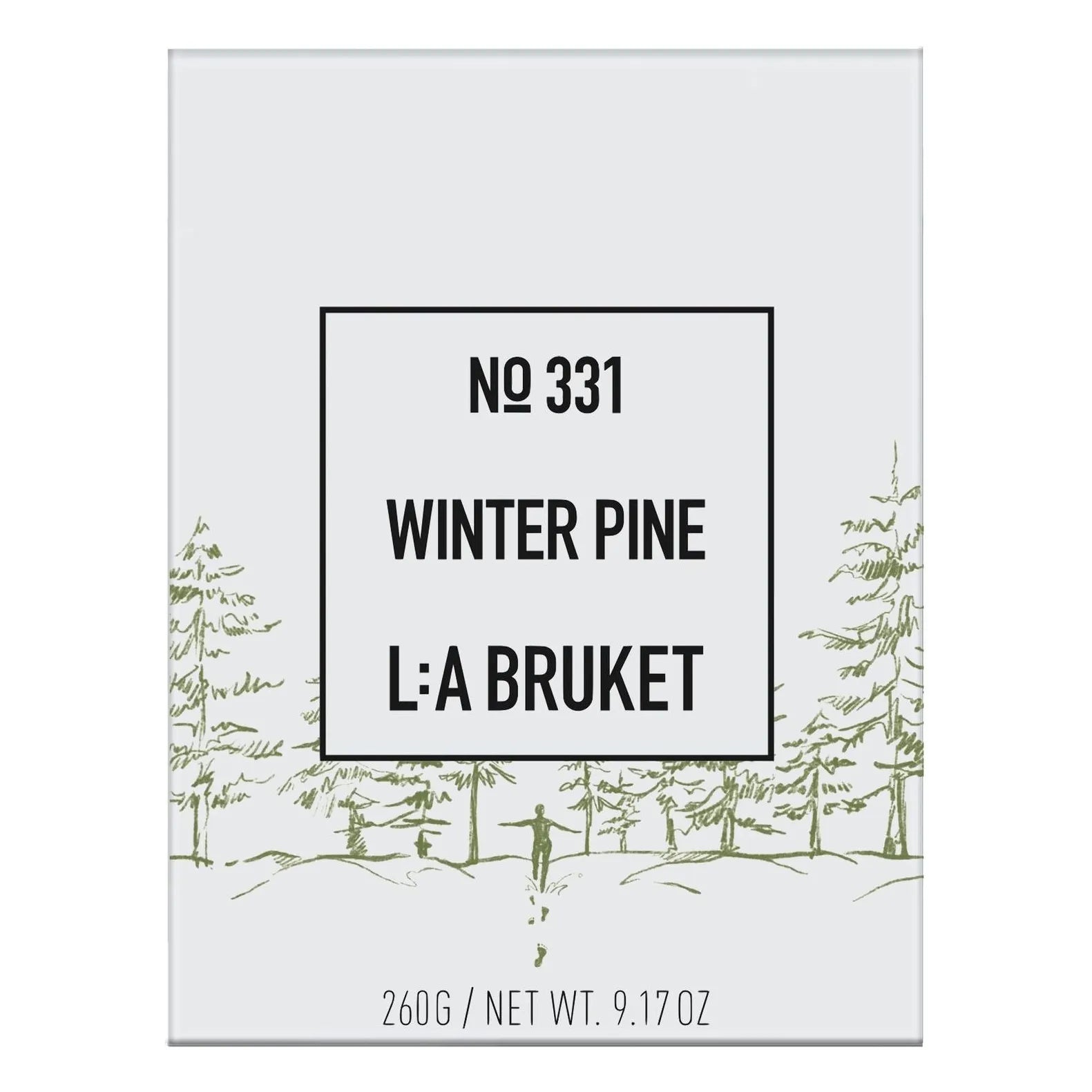 L:A BRUKET - Winter Pine 331 Candle - Limited Edition - 260g