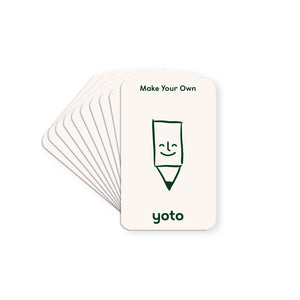 Yoto Card Multipack - Make Your Own Cards - 10 Pack-Audio Player Cards + Characters- | Natural Baby Shower
