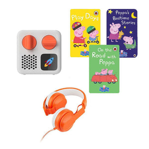 Yoto Mini Player Bundle - Peppa Pig | 2024 Edition-Audio Players-With Headphones- | Natural Baby Shower