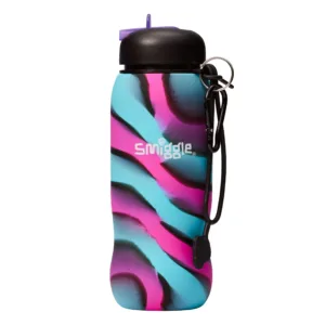 Smiggle - Mirage Silicone Foldable 630 ML BPA-Free Water Bottle